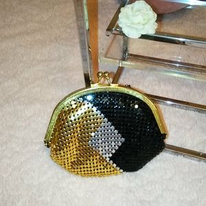 Vintage💚 Metallic 💜 Mesh 👛 Purse